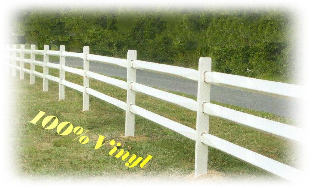 Vinyl Split Rail