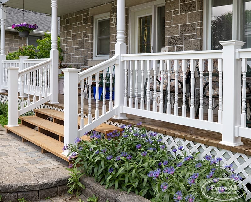 colonial elegance railing installation Railings Design Resources