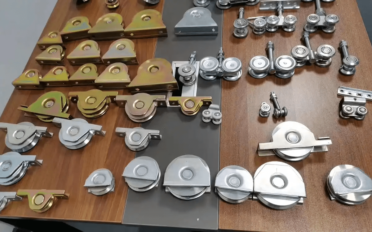 Sliding Gate Wheels, Steel Roller Wheels Kit FENCE DEPOT