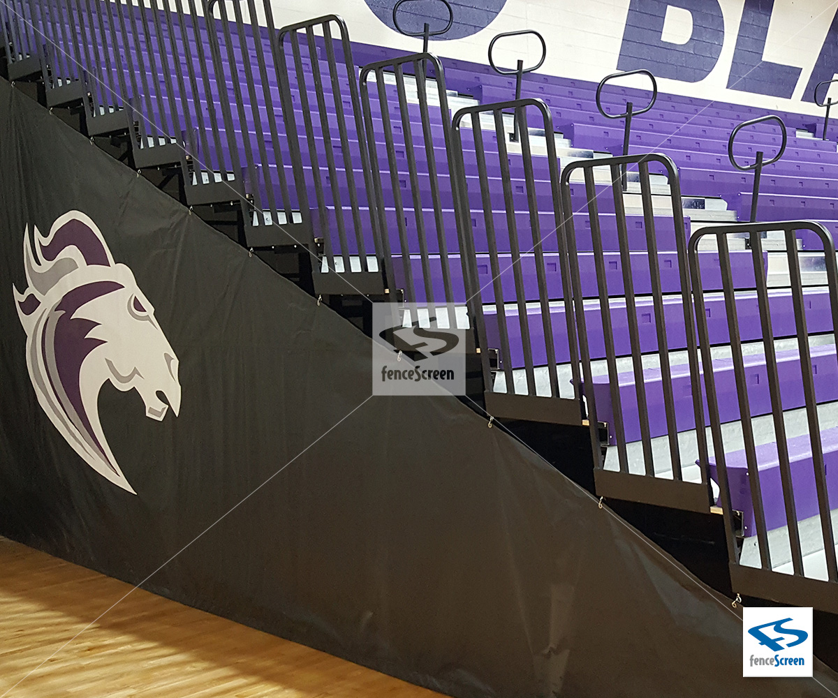 Bleacher and Grandstand Wraps for Sport Fields and Facilities