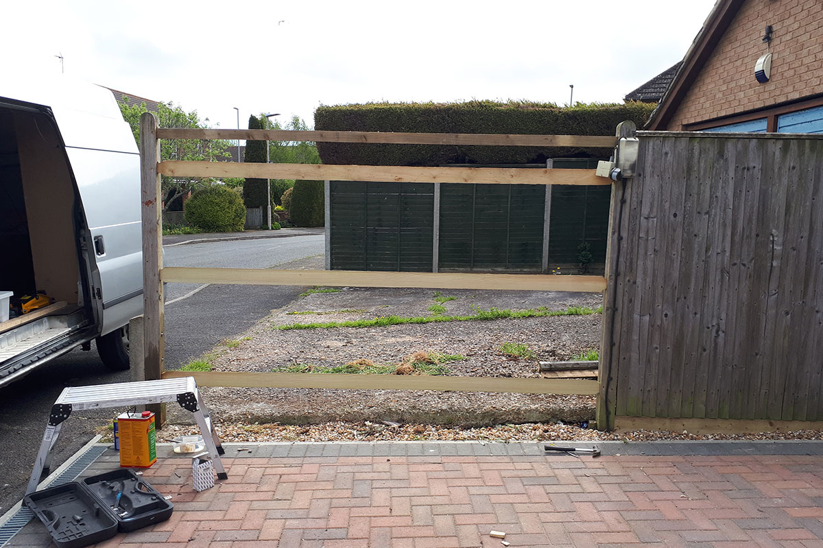 Projects Driveway fence Eastbourne Fencing and Groundwork