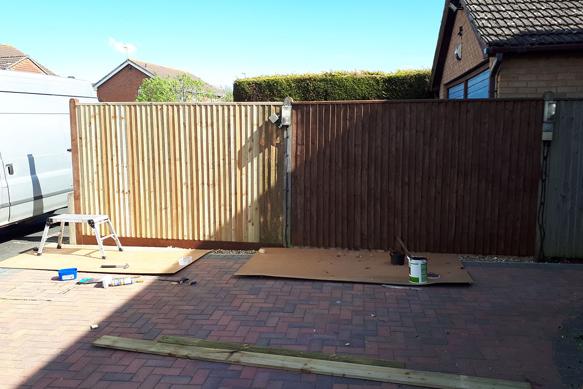 Projects Driveway fence Eastbourne Fencing and Groundwork