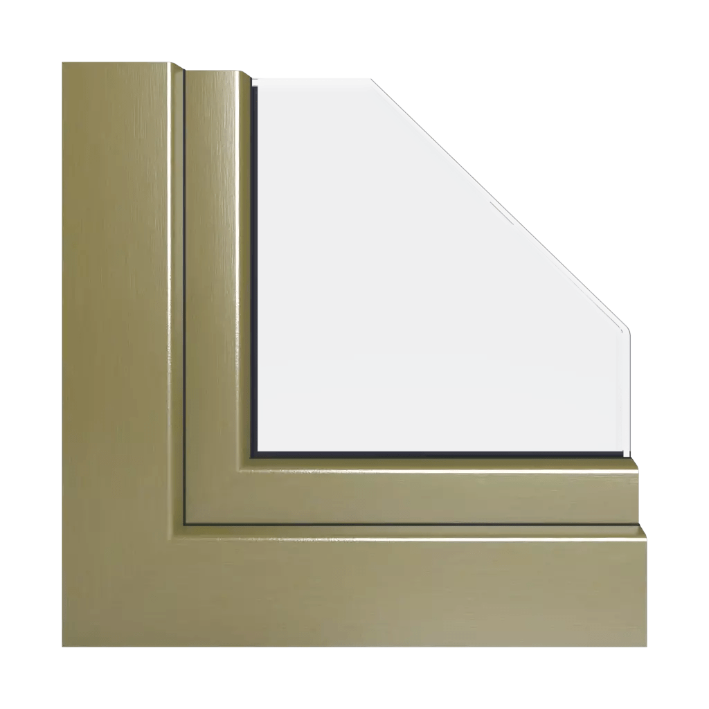 Feneste Windows Colors Gealan colors Brushed brass