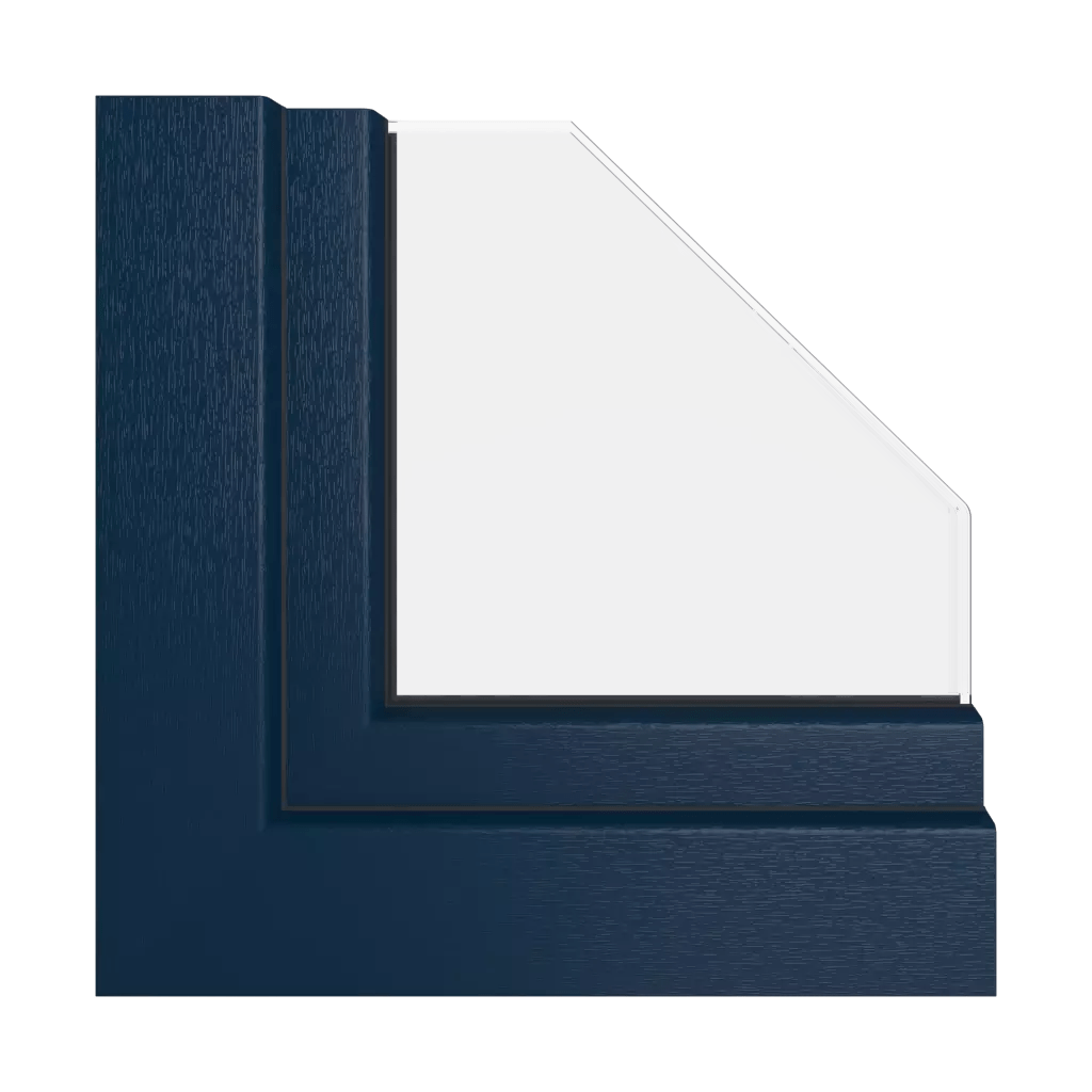 Feneste Windows Colors Gealan colors Navy blue RAL 5011