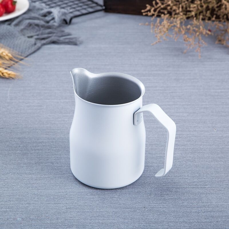 Italian color espresso milk jug
