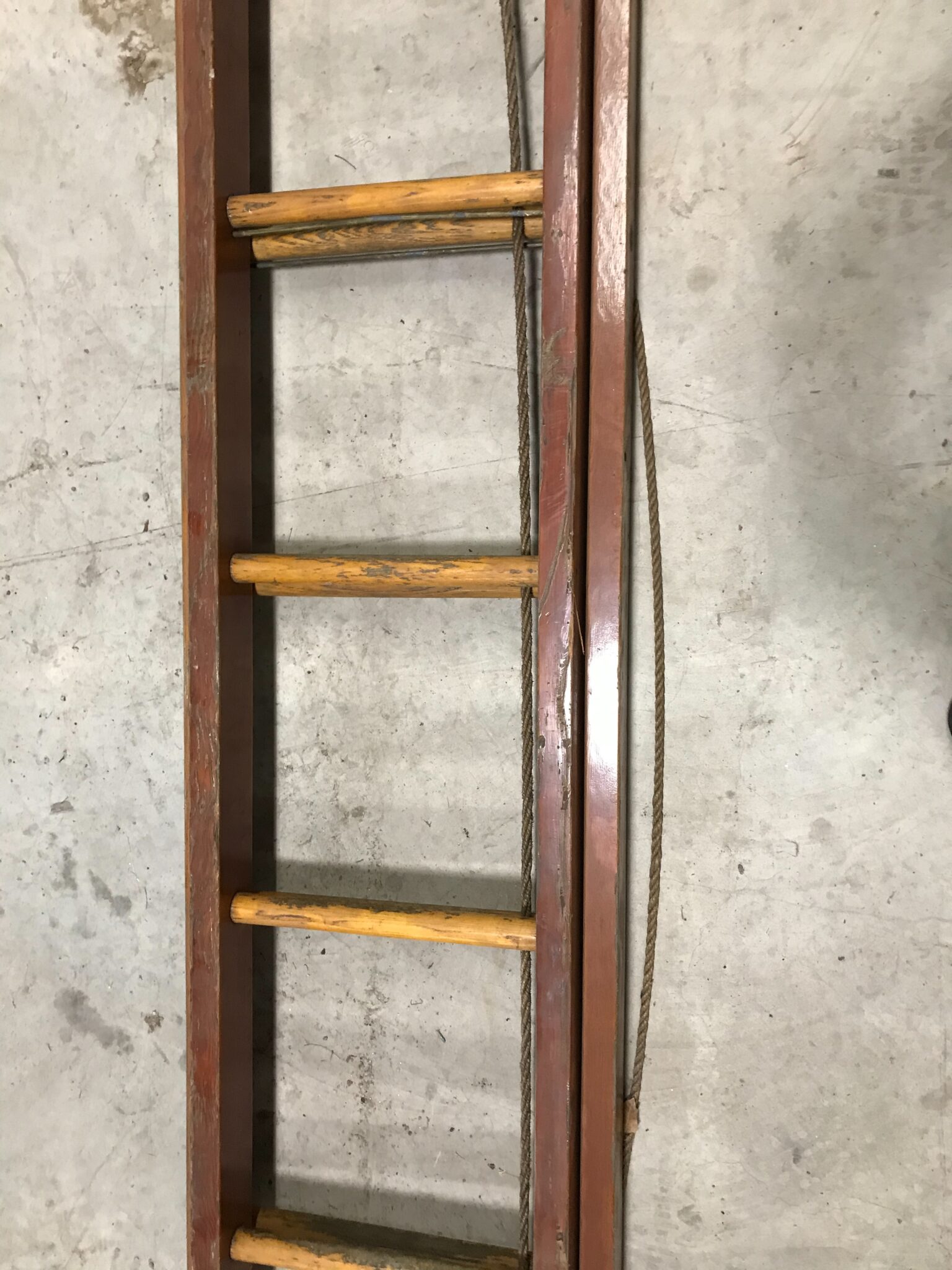 Antique Wooden Ladder (A2567) Fenton Fire