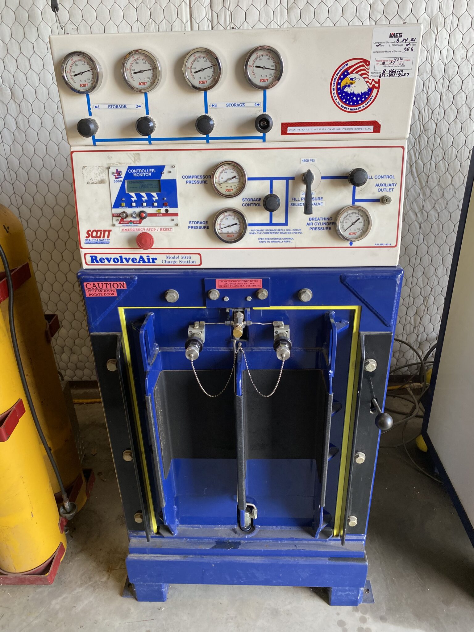 Scott Revolve Air Compressor / Fill Station (A2650) Fenton Fire