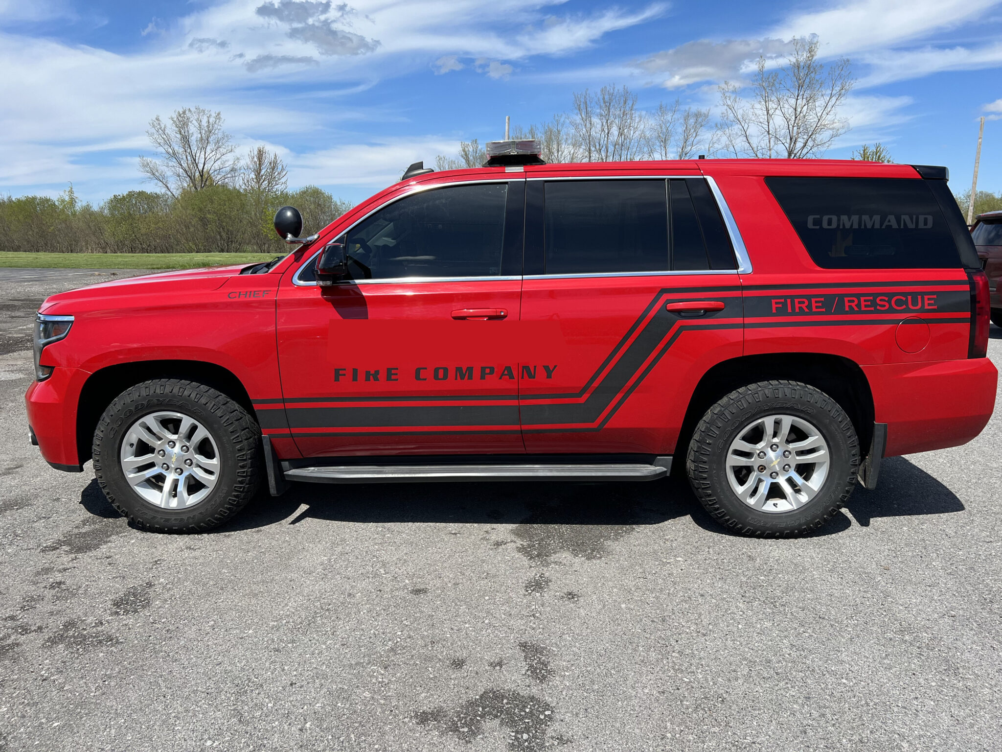 2016 Chevrolet Tahoe 4x4 Chiefs truck (O1195) Fenton Fire