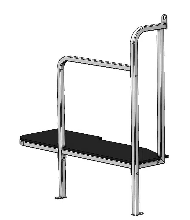 AbiliTrax Wheelchair Storage Rack Curbside Transit 130″ Wheelbase