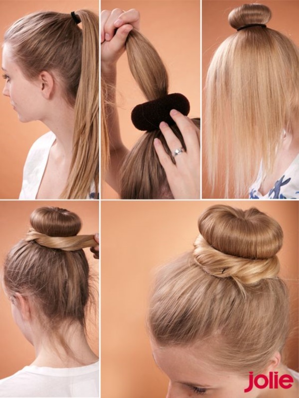 How to make a sock Bun 18 Step by Step Tutorials