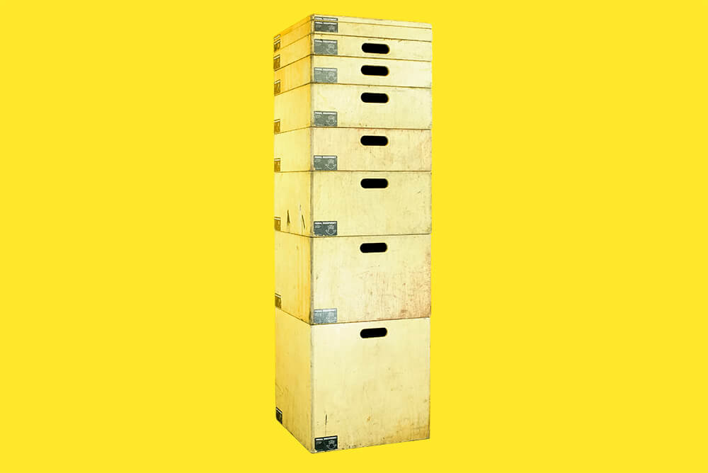 Stackable Apple Boxes Feral Equipment Grip Hire London