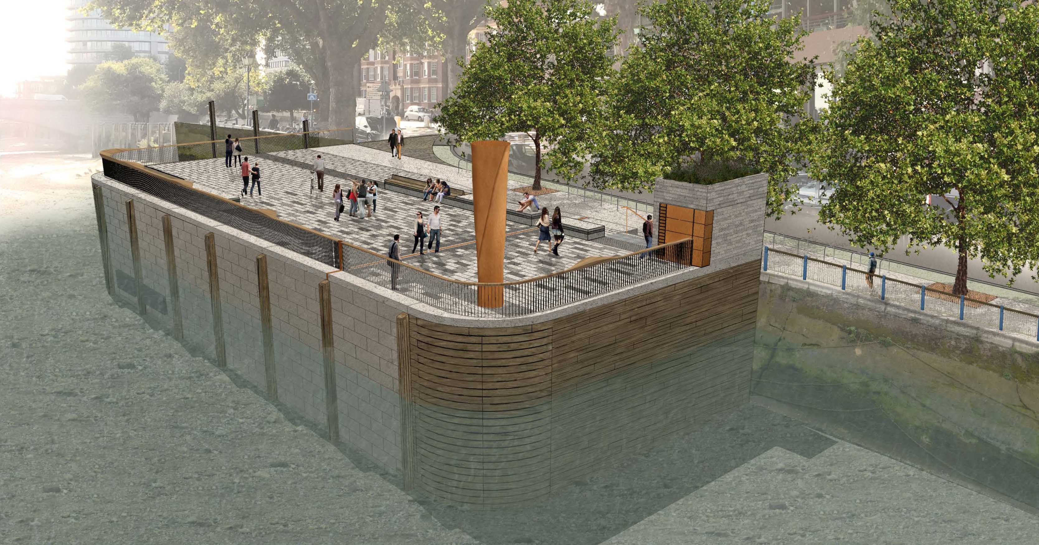 Tideway unveil vision for new public spaces along the River Thames