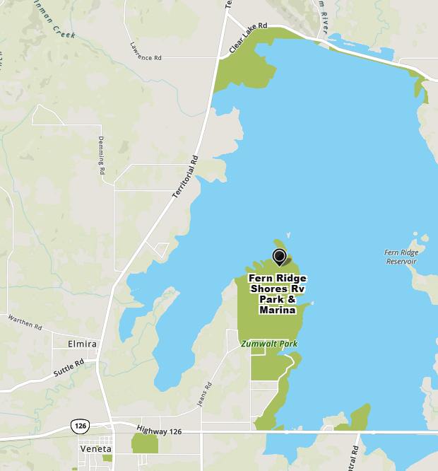 Fern Ridge Shores Directions to the park