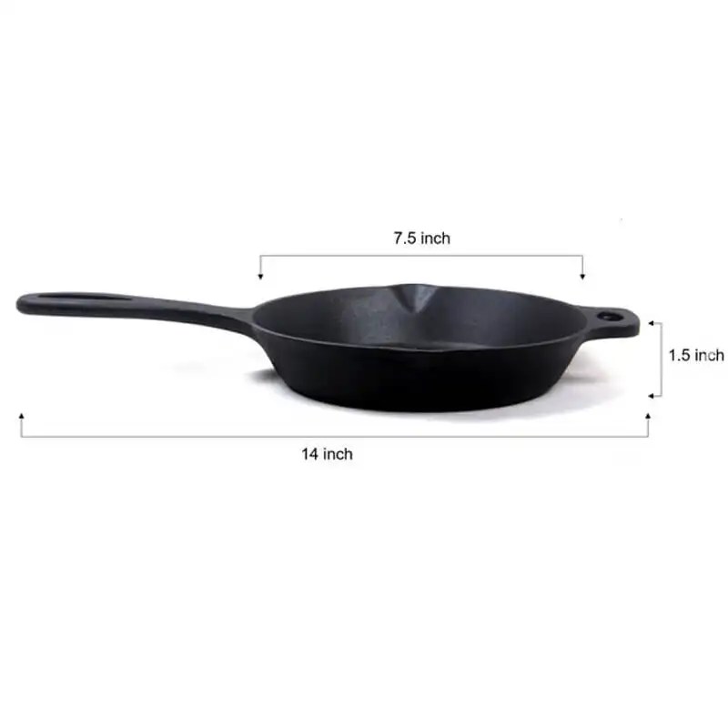 Super Smooth Cast Iron Skillet Feroall Cookware