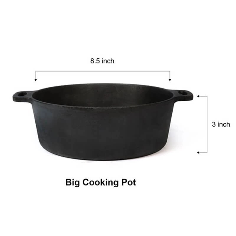 Buy 100 Pure Big Cast Iron Cooking Pots Online from Feroall