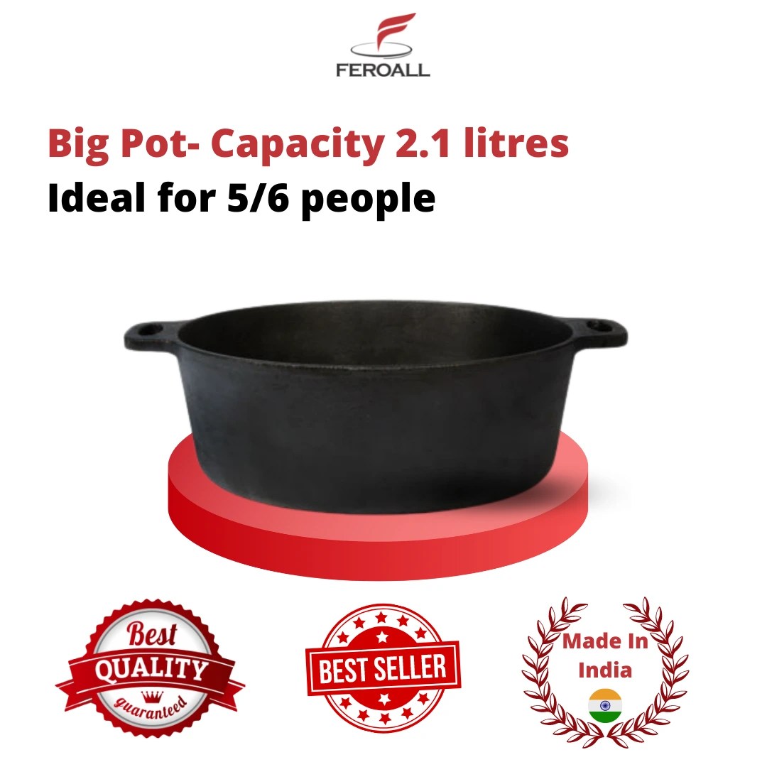 Buy 100 Pure Big Cast Iron Cooking Pots Online from Feroall