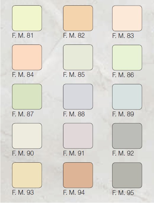 Cartella colori quarzolite mapei Colori per dipingere sulla pelle
