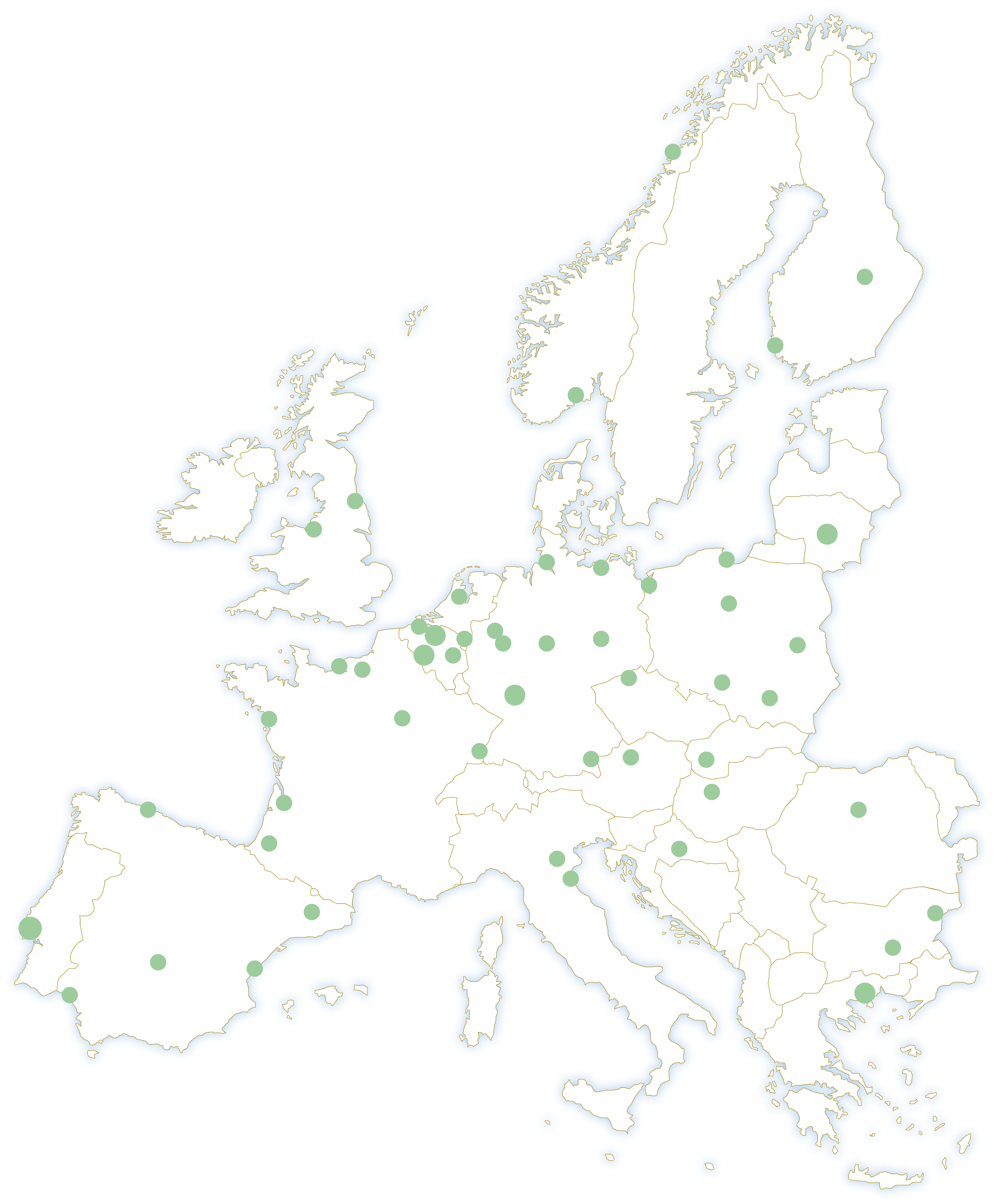 Map of major fertilizer plants in Europe Fertilizers Europe