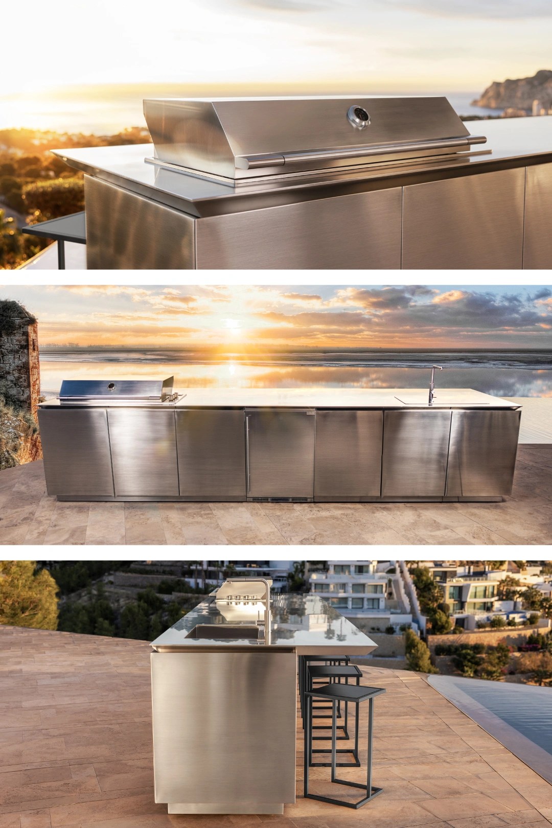 THE BEST Stainless Steel Modular Outdoor Kitchen EMPIRE