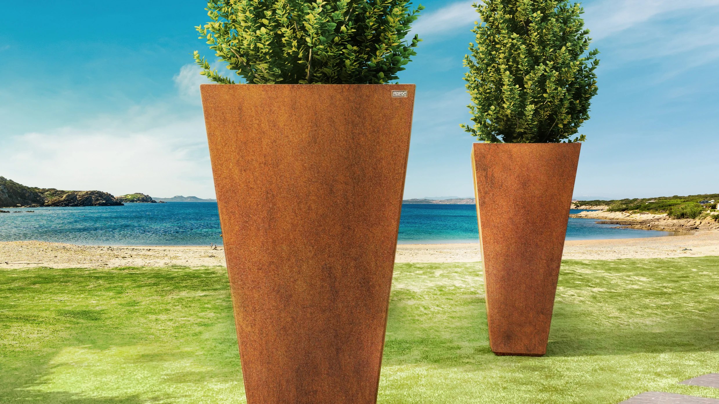 EXCLUSIVE Modern Outdoor Planters TULUM