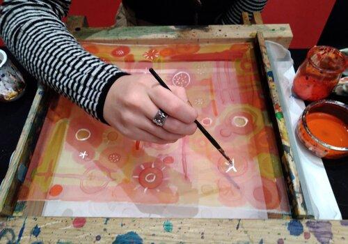 Atelier Peinture Sur Soie Fete De La Science