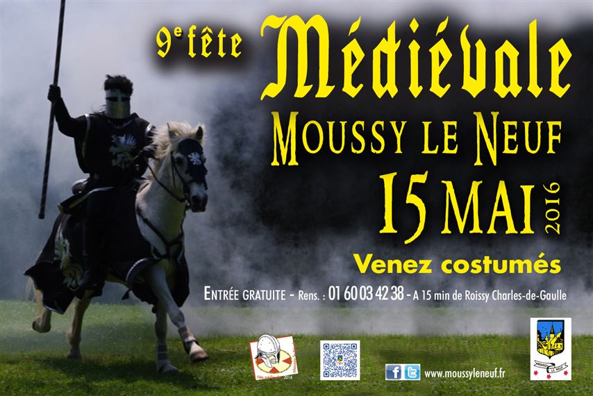 Fête médiévale 2016 à Moussy le neuf sur le portail médiéval