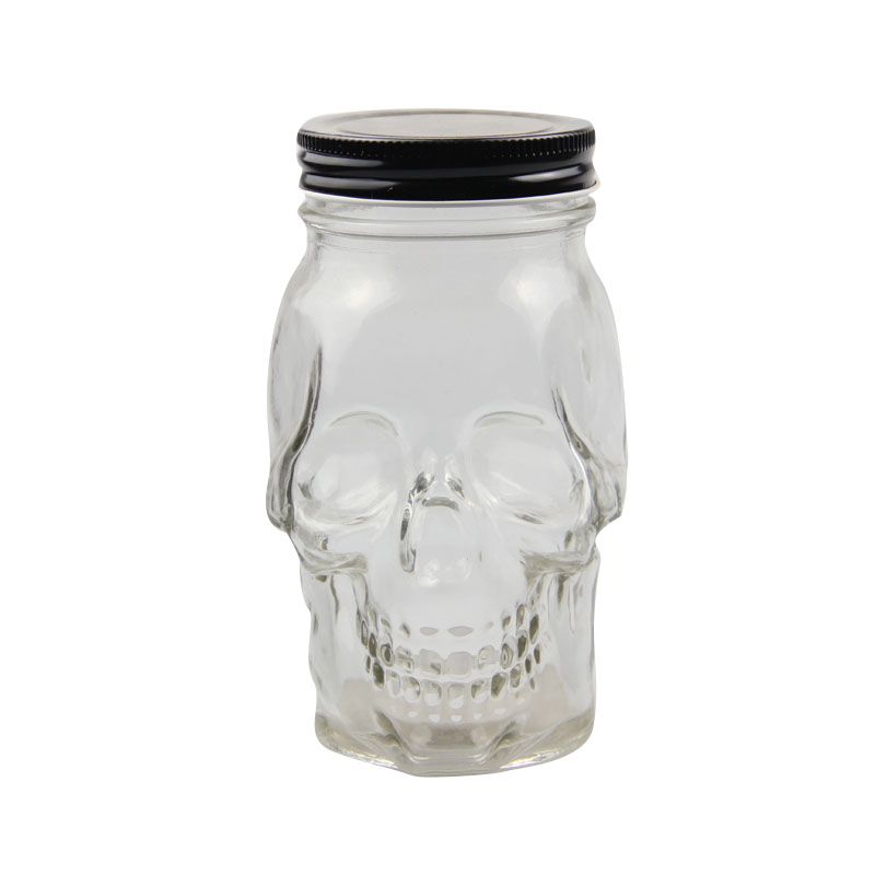 skull shape mason jar Wholesale Glass Jar Glass Bottle Manufacturer