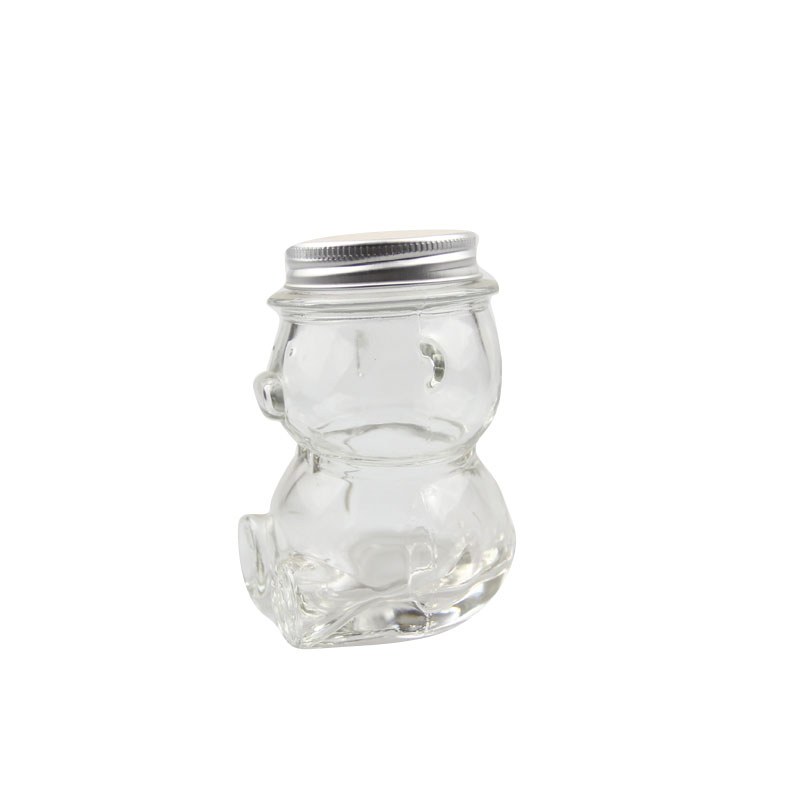 Cute bear candy jar Wholesale Glass Jar Glass Bottle Manufacturer