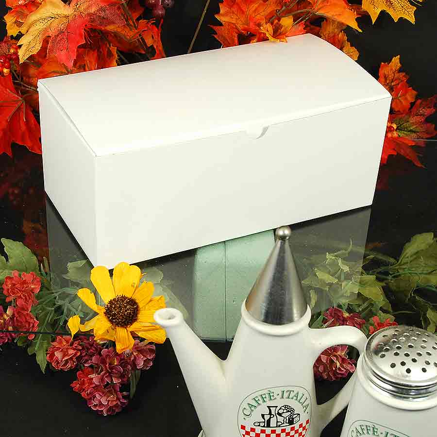 Gift Boxes, One Piece Available in White or Kraft Gift Boxes. Made in USA