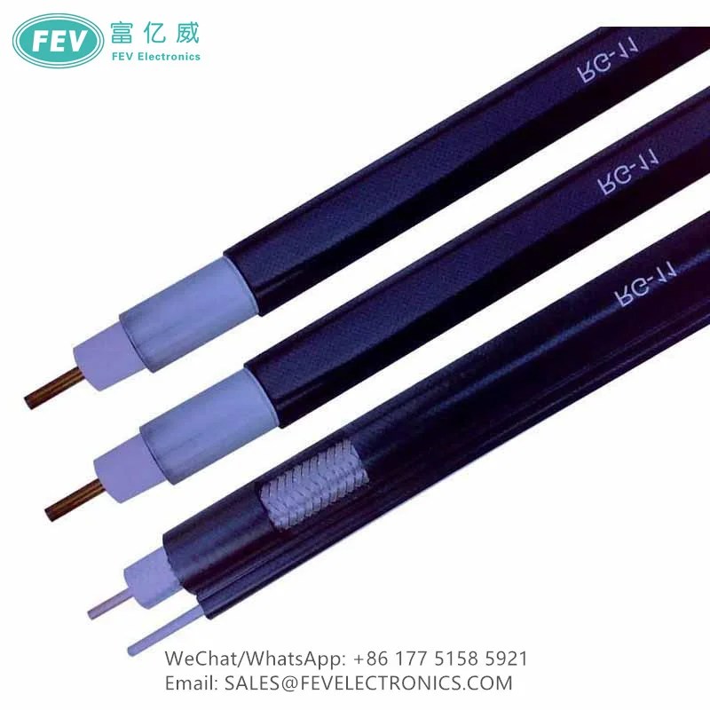 RG11 Coaxial Cable for SAT CCTV CATV 75 OHM FEVRG11 CHANGZHOU FEV