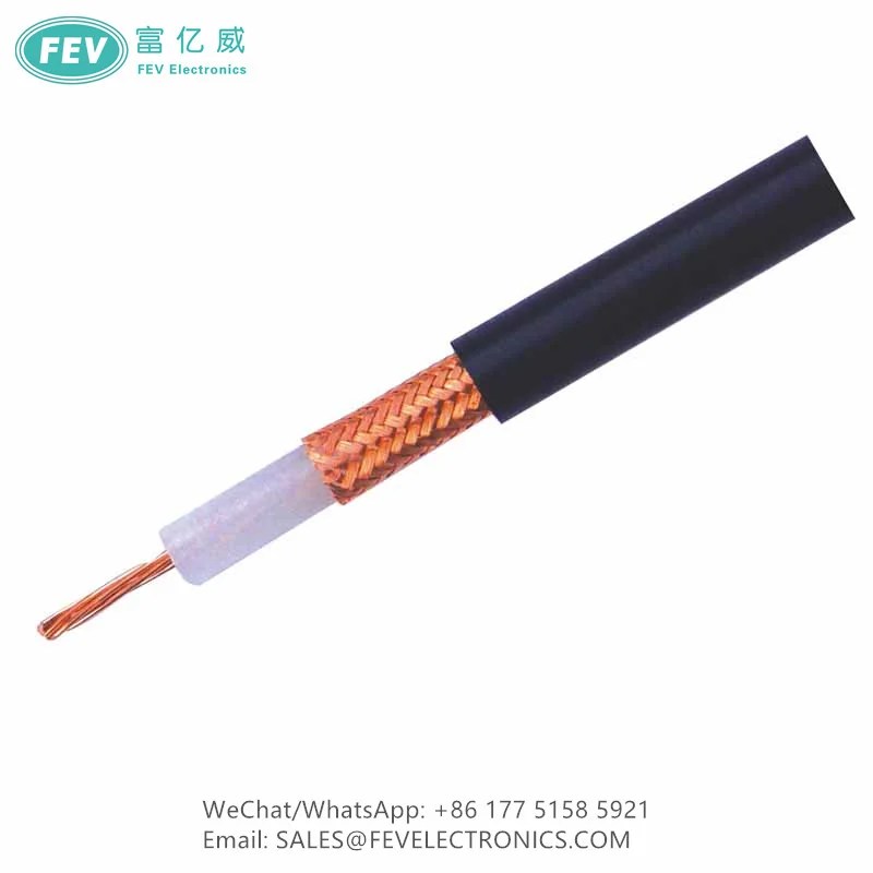 RG174 FLEXIBLE COAXIAL CABLE 50 OHM FEVRG174 CHANGZHOU FEV ELECTRONICS CO., LIMITE PCTVSAT