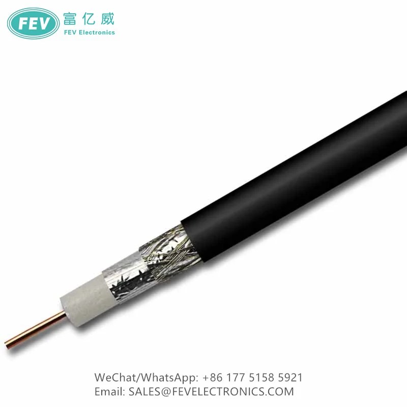 RG6 Coaxial Cable for SAT CCTV CATV 75 OHM FEVRG6U FEVRG6 CHANGZHOU