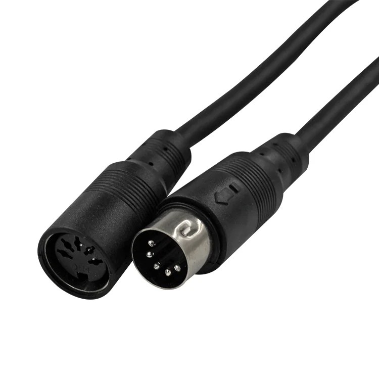 CAR AUTO ANTENNA CABLE DIN5PIN DIN 5PIN MALE TO FEMALE FEVCAP210