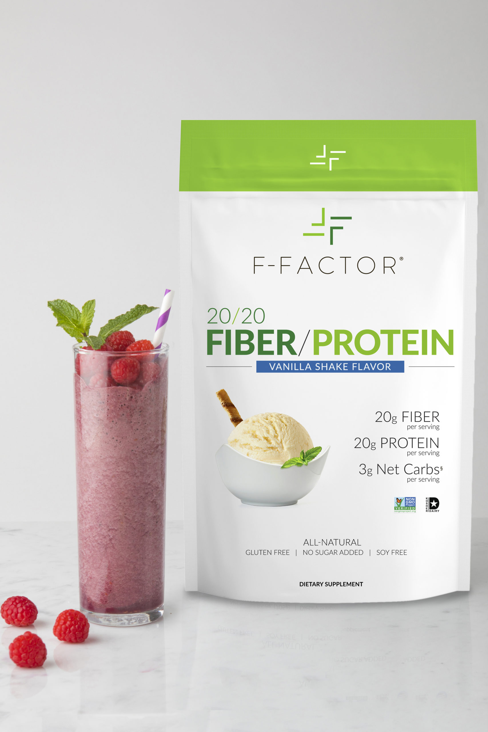 High Fiber Vanilla Organic Protein Powder Buy Online!