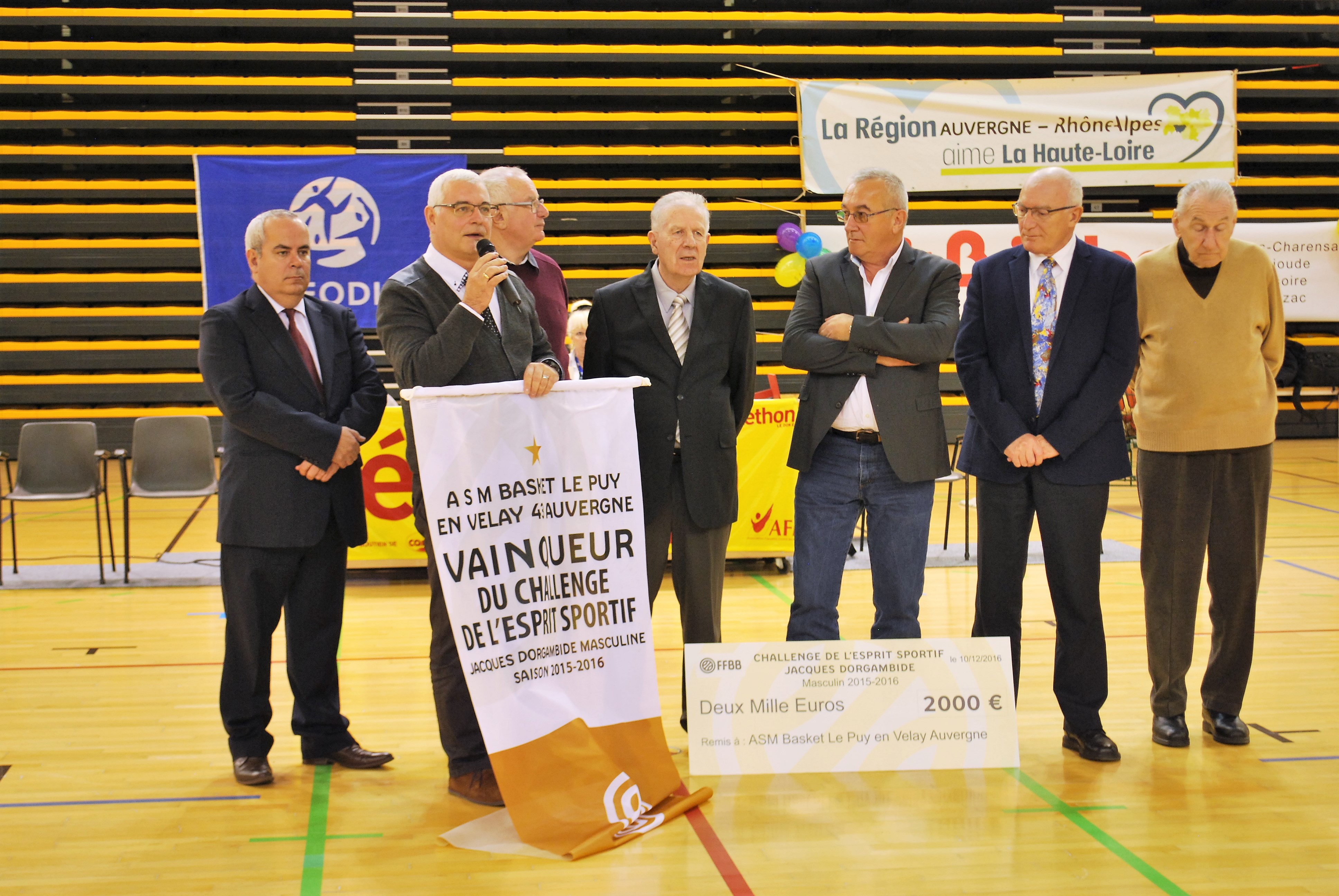 Les "Challenge de l’Esprit Sportif" 201516 distribués FFBB