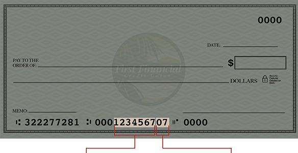 Routing & Account Numbers CA Credit Union First Financial