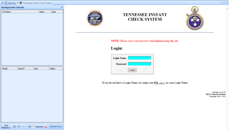 NICS Background Checks