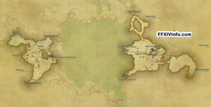 Upper La Noscea Maps FFXIV A Realm Reborn Info (FF14)