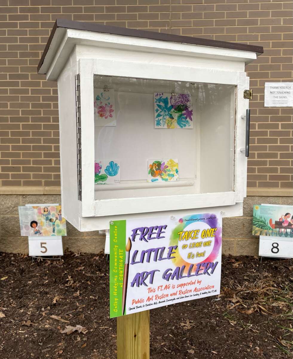Free Little Art Gallery opens at Cathy Hudgins Community Center FFXnow