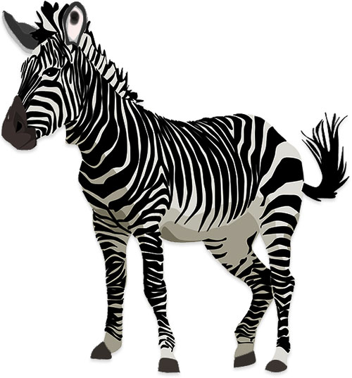 Free Zebra Clipart Graphics