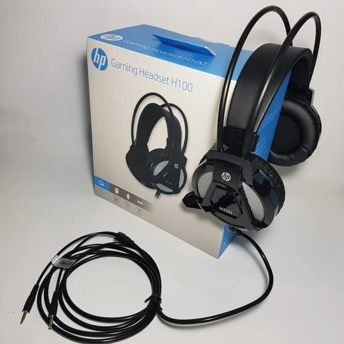 HP H100 Stereo Gaming Headsets With Mic Fgee Technology