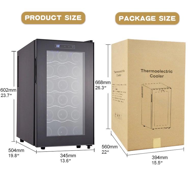 18 Bottle Thermoelectric Wine Cooler Fuhui Appliances