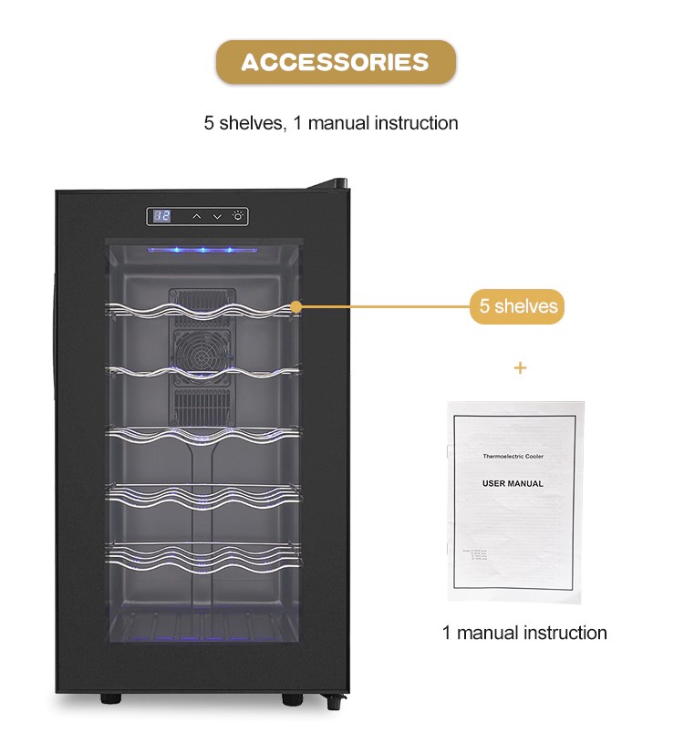 18 Bottle Thermoelectric Wine Cooler Fuhui Appliances