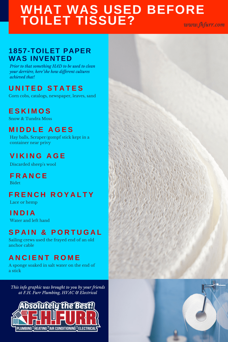 Before There Was Toilet Paper [Infographic]