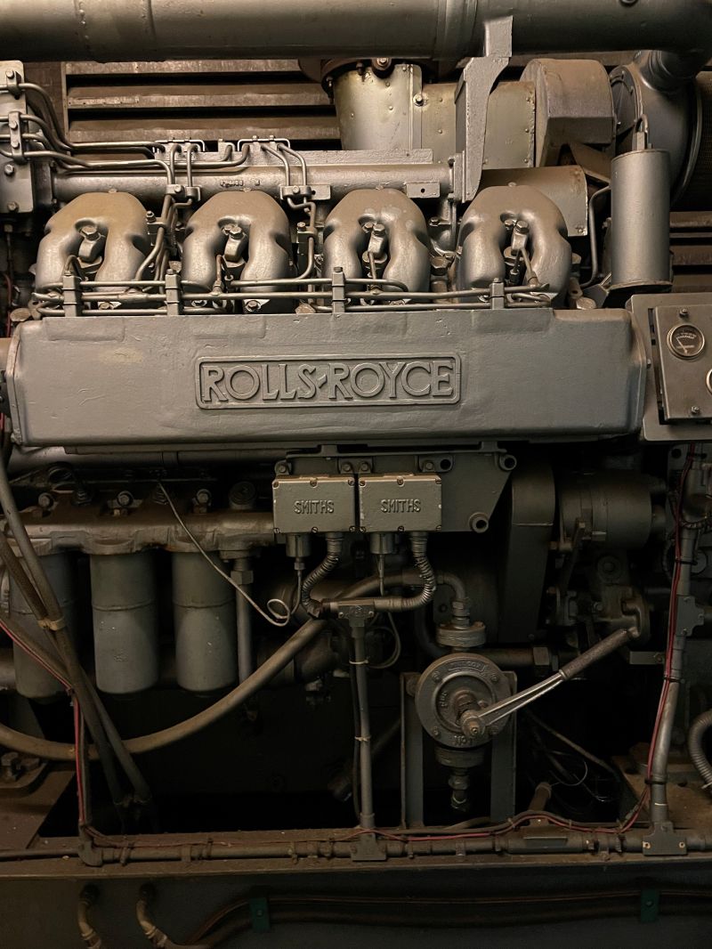 Look at this old Rolls Royce generator! FHP Engineering Services