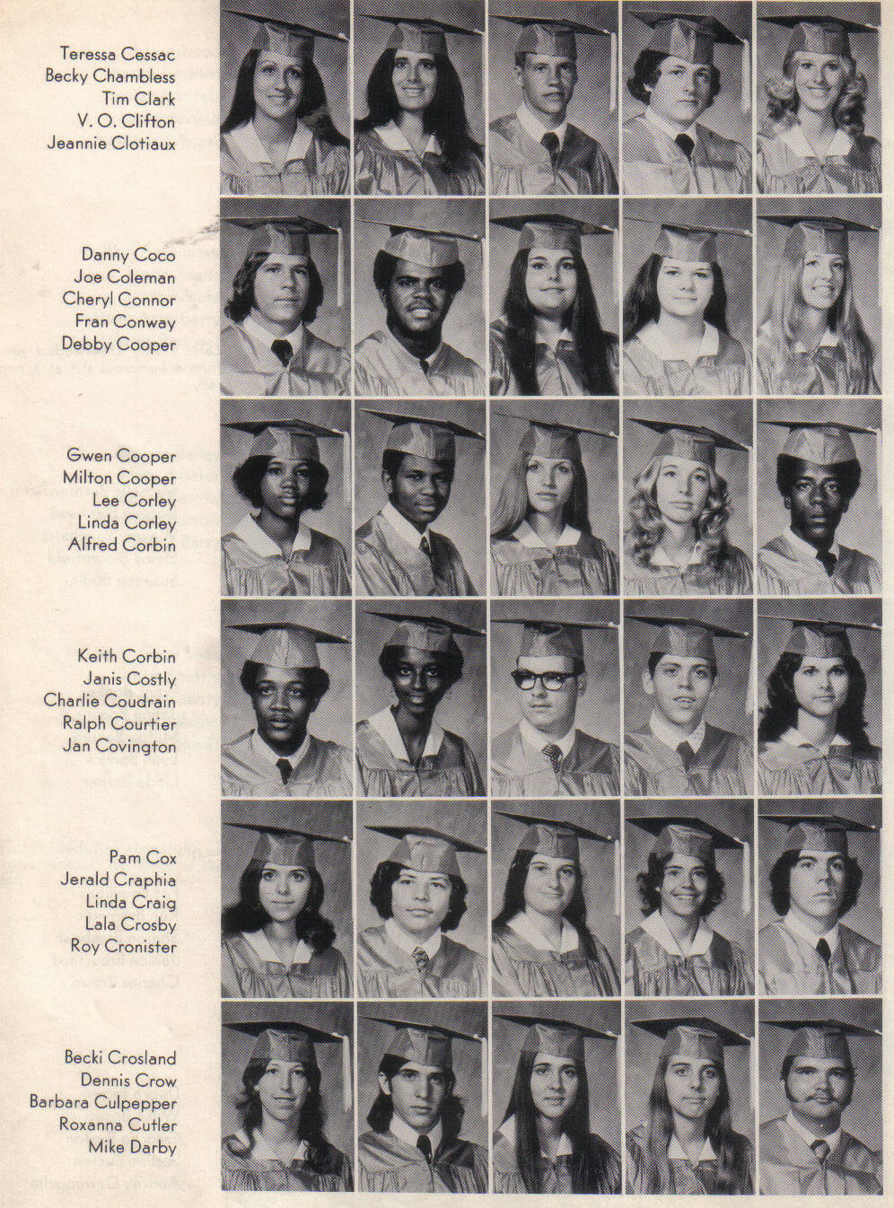 '74 Yearbook Photos