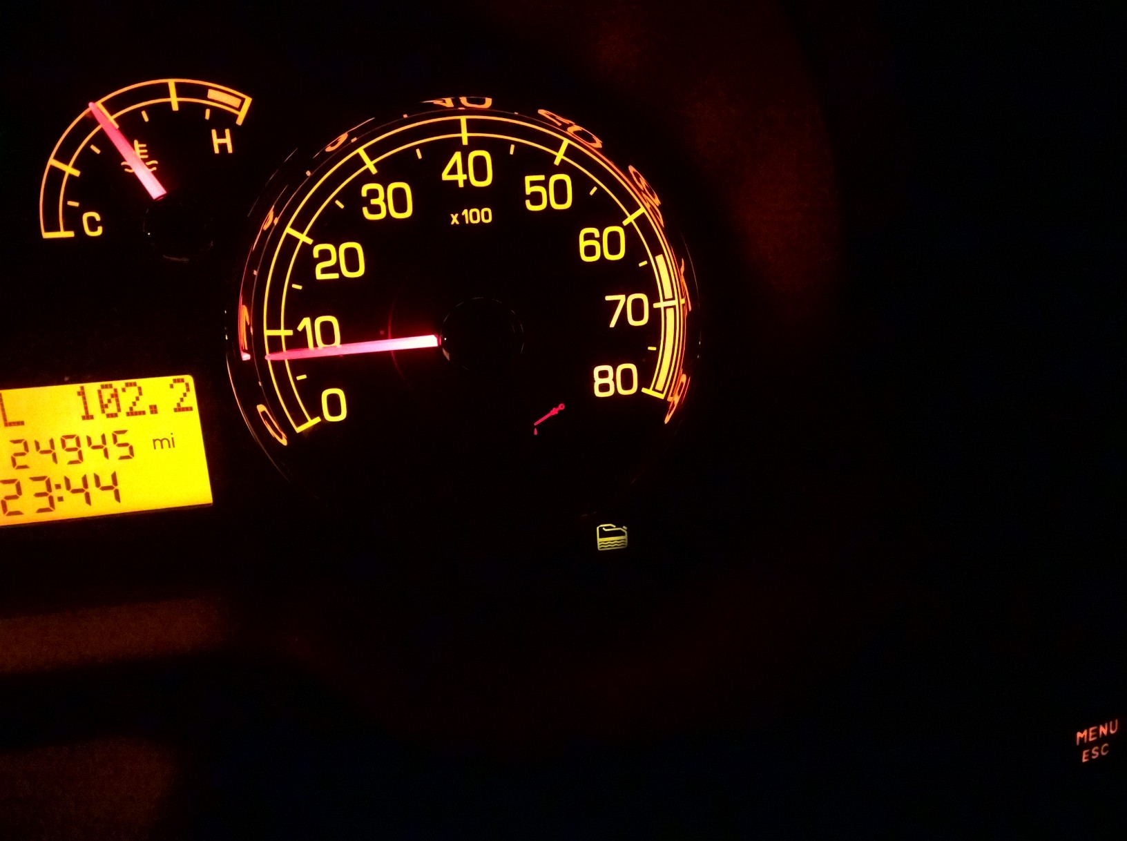 Low engine oil light dull/flickering | FIAT Grande Punto | The FIAT Forum