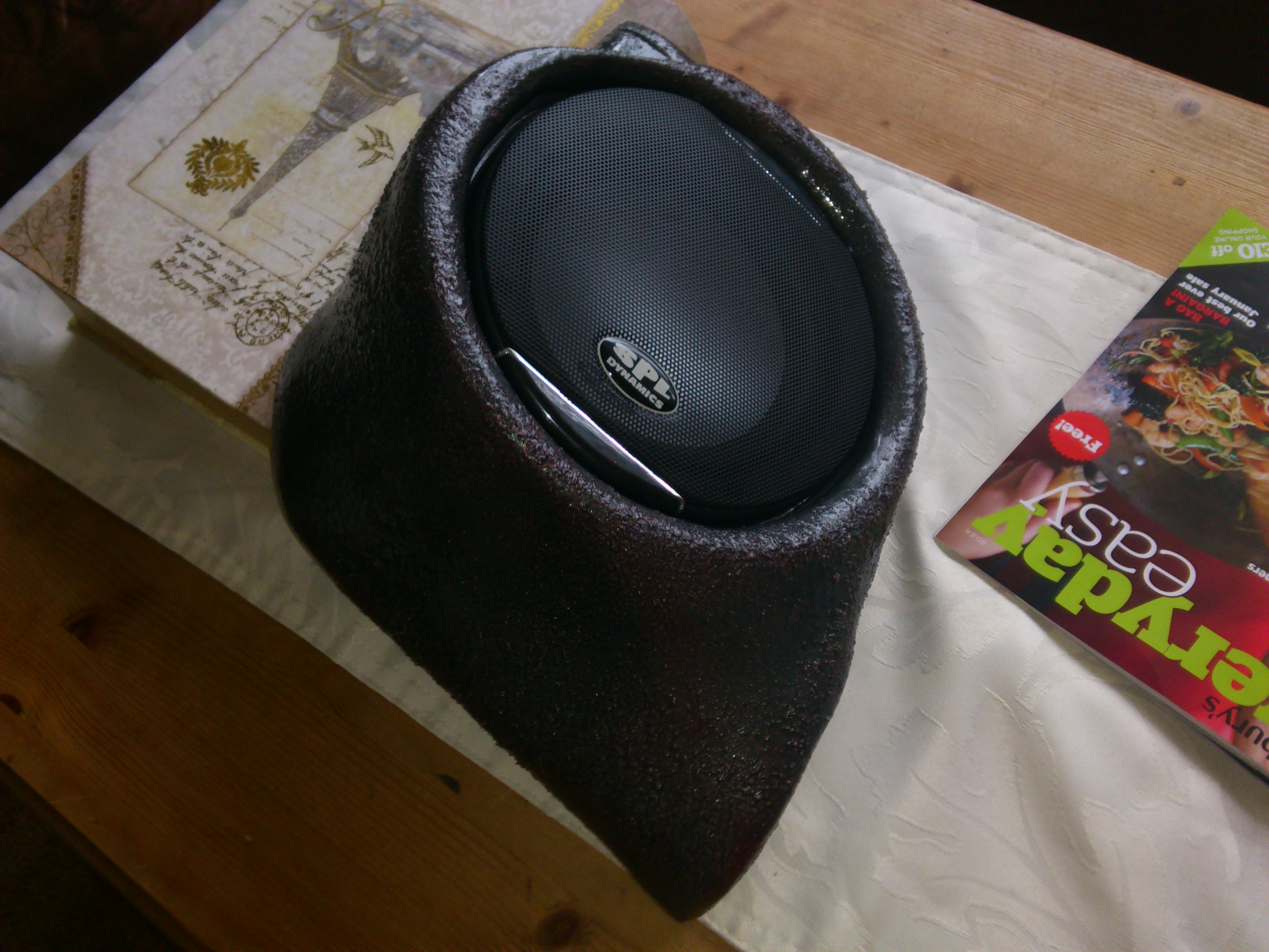 Speaker pod prototype Painted finished prototype 3 The FIAT Forum