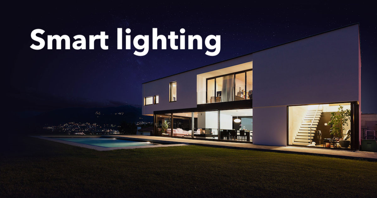 Smart lighting examples • home automation FIBARO