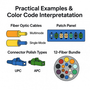 Fiber Optic Color Code Explained: Jacket, Connector & Buffer Colors